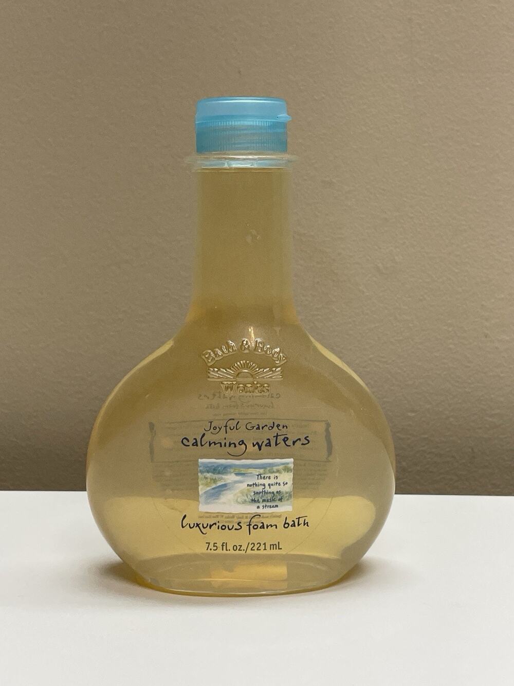 Vintage Bath & Body Works Joyful Garden Calming Waters Foam Bath 7.5 oz Retired